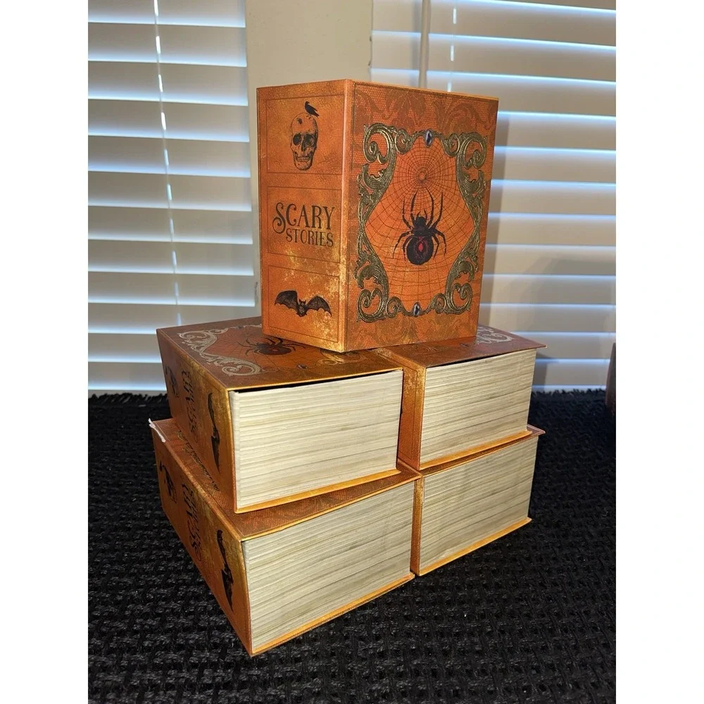 Halloween Storage Gift Boxes Faux Books Decor Witches Spells Potions‎ 2005
